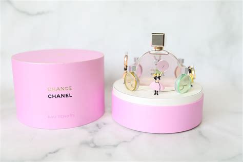 chanel chance perfume with special edition music box|cheapest price for Chanel chance.